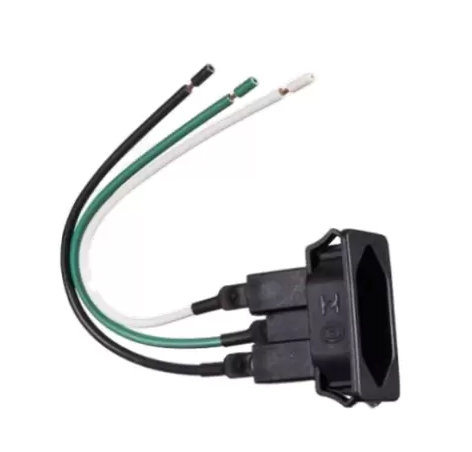 Tomada Painel 2P+T 20A com rabicho 